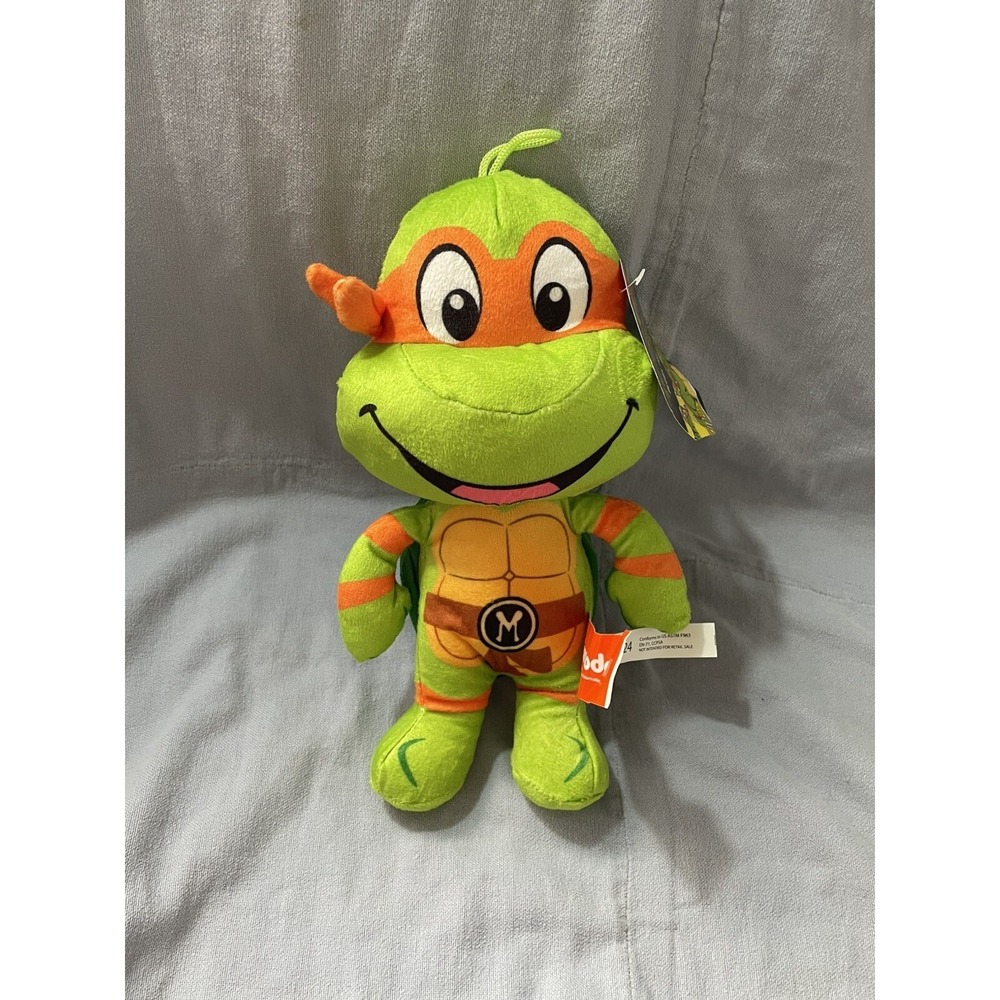 NEW‎ Nickelodeon Teenage Mutant Ninja Turtle Plush Stuffed Toy 9" - Michelangelo